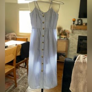 Blue & White Striped Dress sz 0